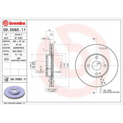 stabdžių diskas (1vnt) PRIME LINE - UV Coated
                                BREMBO                                       
