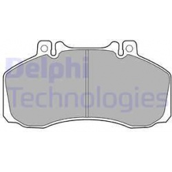 stabdžių trinkelių rinkinys, diskinis stabdys
                                DELPHI                                      