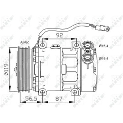 kompresorius, oro kondicionierius EASY FIT
                                NRF                                               