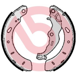 stabdžių trinkelių komplektas ESSENTIAL LINE
                                BREMBO                                       