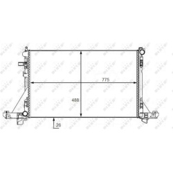 Aušinimo radiatorius
                                NRF                                                58481, NRF, 58481, a