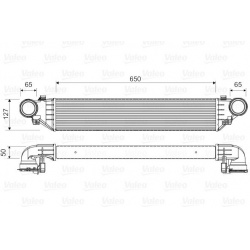 tarpinis suslėgto oro aušintuvas, kompresorius
                                VALEO                                       