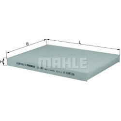 filtras, salono oras
                                KNECHT                                                LA587, KNECHT, LA5
