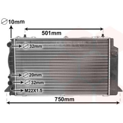 Aušinimo radiatorius
                                VAN WEZEL                                                03002089, VAN 