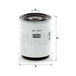 kuro filtras
                                MANN-FILTER                                                WK1142/2X, MANN-FILTE