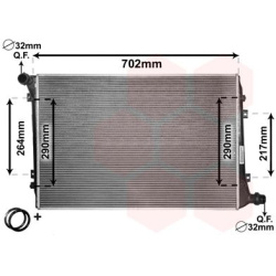 Aušinimo radiatorius
                                VAN WEZEL                                                58002224, VAN 