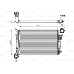 tarpinis suslėgto oro aušintuvas, kompresorius
                                VALEO                                       