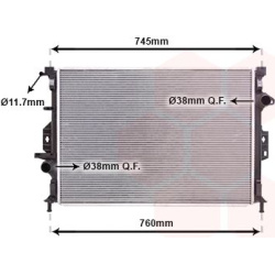 Aušinimo radiatorius
                                VAN WEZEL                                                18002424, VAN 