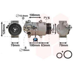kompresorius, oro kondicionierius *** IR PLUS ***
                                VAN WEZEL                                  
