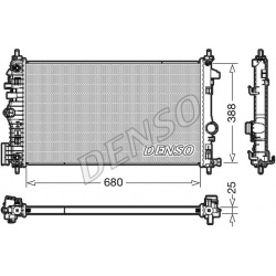 Aušinimo radiatorius
DENSO DRM20108, DENSO, D