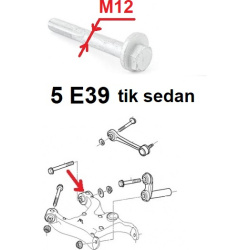 Varžtas ekscentrinis, suvedimo
                                BMW                                                3332109510