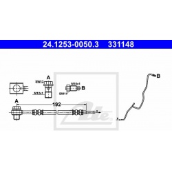 stabdžių žarnelė
                                ATE                                                24.1253-0050.3, ATE, 