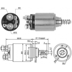 Solenoidinis jungiklis, starteris
                                MAGNETI MARELLI                                            