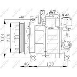 kompresorius, oro kondicionierius EASY FIT
                                NRF                                               