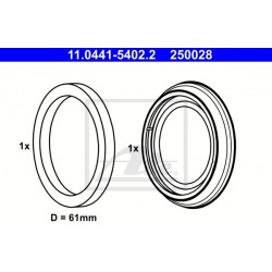 tarpiklių rinkinys, stabdžių apkaba
                                ATE                                                11.