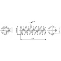 spyruoklė MONROE SPRINGS
                                                SE2888, MONROE, SE2888, auto detalė