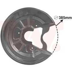 apsauginis skydas, stabdžių diskas
                                VAN WEZEL                                               