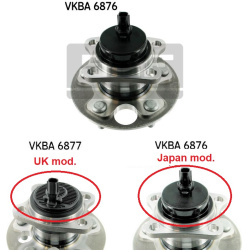 Guolis rato
                                SKF                                                VKBA6876, SKF, VKBA6876, auto 