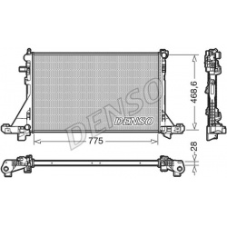 Aušinimo radiatorius
                                DENSO                                                DRM23093, DENSO, D