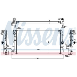 Aušinimo radiatorius
                                NISSENS                                                60863, NISSENS, 