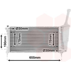 Aušinimo radiatorius
VAN WEZEL 17002308, VAN