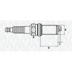 uždegimo žvakė
                                MAGNETI MARELLI                                                062000778304