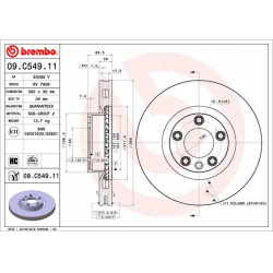 stabdžių diskas (1vnt) PRIME LINE - UV Coated
BREMBO