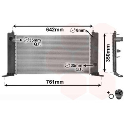 Aušinimo radiatorius
                                VAN WEZEL                                                17002243, VAN 