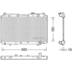 Aušinimo radiatorius
                                DENSO                                                DRM40034, DENSO, D