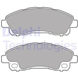 stabdžių trinkelių rinkinys, diskinis stabdys
                                DELPHI                                      