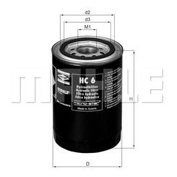 filtras, hidraulinė sistema
                                KNECHT                                                HC6, KNECH
