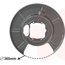 apsauginis skydas, stabdžių diskas
                                VAN WEZEL                                0655374, VAN WE
