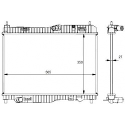 Aušinimo radiatorius
                                NRF                                                59134, NRF, 59134, a