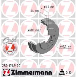 stabdžių būgnas COAT Z
                                ZIMMERMANN                                                250.1749.