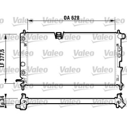 Aušinimo radiatorius
                                VALEO                                                731847, VALEO, 731
