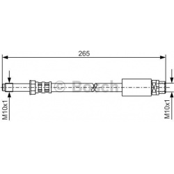 stabdžių žarnelė
                                BOSCH                                                1987476359, BOSCH, 