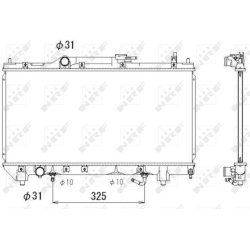 Aušinimo radiatorius
                                NRF                                                53278, NRF, 53278, a