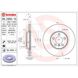 stabdžių diskas (1vnt) PRIME LINE - UV Coated
                                BREMBO                                       