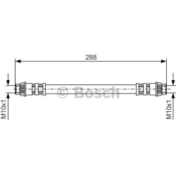 stabdžių žarnelė
                                BOSCH                                                1987476557, BOSCH, 