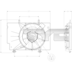 pūtiklis, oro kondicionierius
                                TYC                                                8100042, Ne