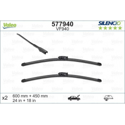 Valytuvai SILENCIO FLAT BLADE SET
                                VALEO                                                577940