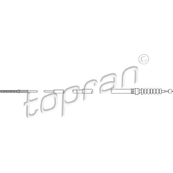 trosas, stovėjimo stabdys
                                TOPRAN                                                103 063, Nen