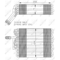 garintuvas, oro kondicionierius
                                NRF                                                36024, NRF
