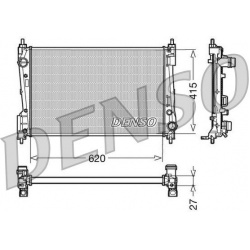 Aušinimo radiatorius
                                DENSO                                                DRM09110, DENSO, D