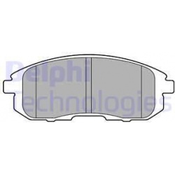 stabdžių trinkelių rinkinys, diskinis stabdys
                                DELPHI                                      