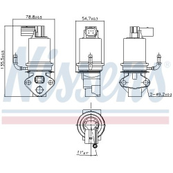 ERG vožtuvas ** FIRST FIT **
                                NISSENS                                                98201, N