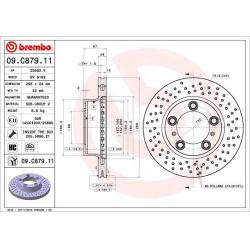 stabdžių diskas (1vnt) PRIME LINE - UV Coated
                                BREMBO                                       