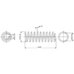 spyruoklė MONROE SPRINGS
                                                SE2894, MONROE, SE2894, auto detalė