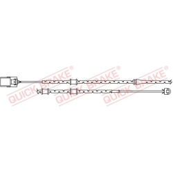 įspėjimo kontaktas, stabdžių trinkelių susidėvėjimas
                                QUICK BRAKE                      