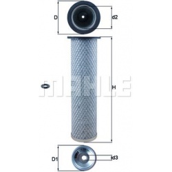 antrinis oro filtras
                                KNECHT                                                LXS214, KNECHT, LX